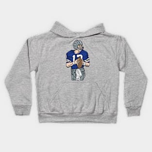 Cowboys Quarterback - Roger Staubach - Hall of Fame Kids Hoodie